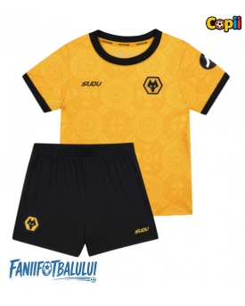 Wolves Echipament de Fotbal Replică 2025-26 Copii Acasa (+ Șorturi)